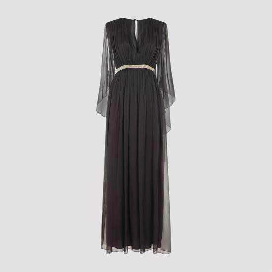 26SS 알베르타 페레티 롱 원피스 A04640115 1103 FANTASIA MARRONE - ALBERTA FERRETTI