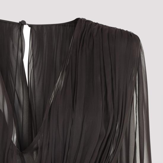 26SS 알베르타 페레티 롱 원피스 A04640115 1103 FANTASIA MARRONE - ALBERTA FERRETTI