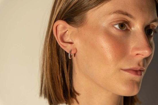  마이 스토어 이어링 밀크앤로즈 글램 후프 싱글