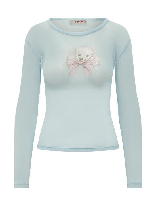 26SS 피오루찌 긴팔 티셔츠 W26SSTLO008LY04 BL02 LIGHT BLUE