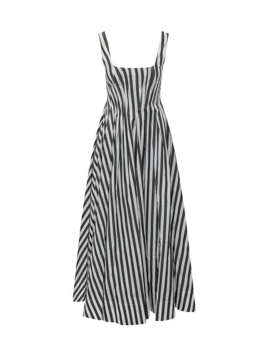 26SS 스포트막스 롱 원피스 2612221112600 004 BIANCO NERO