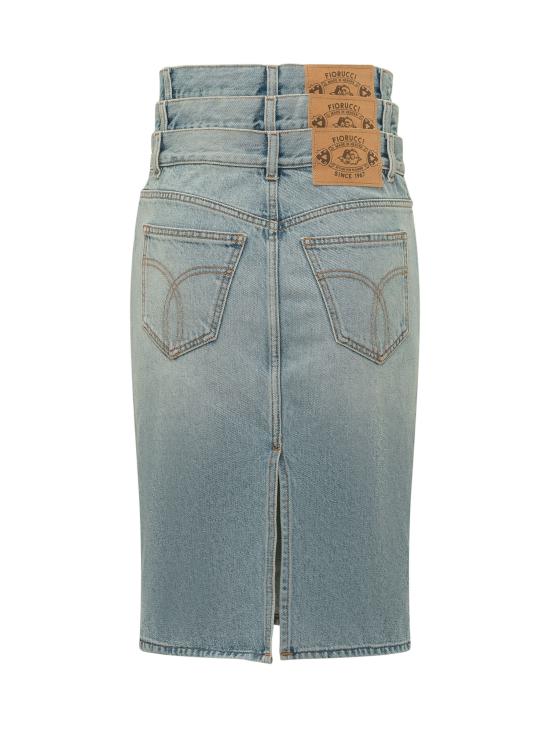 26SS 피오루찌 데님 스커트 W26SSDSK007DN01 DN01 LIGHT BLUE - FIORUCCI