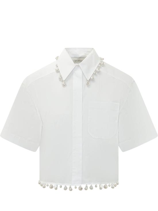 26SS 스포트막스 셔츠 2612111072600 001 BIANCO OTTICO