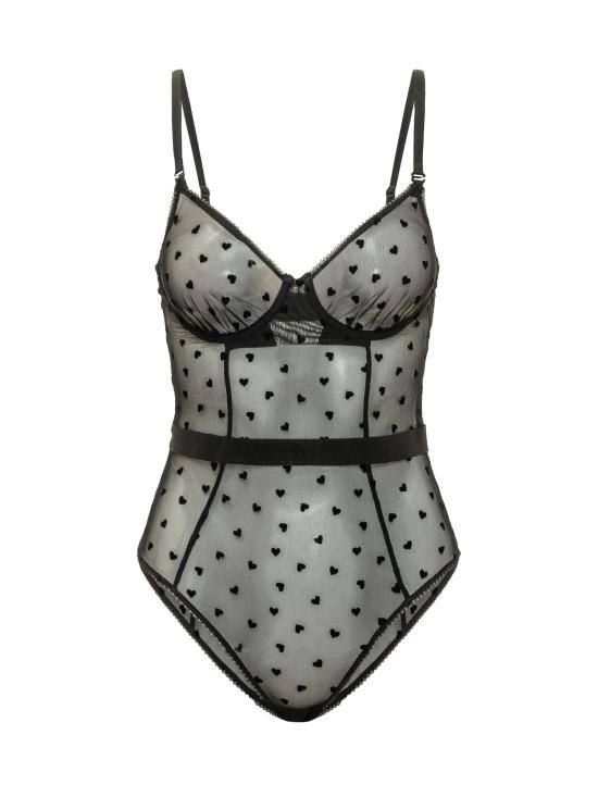 26SS 피오루찌 바디수트 티셔츠 W26SSTBO010LY04 BK01 BLACK