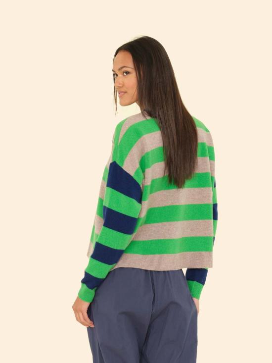  시레나 스웨터 Xirena Lela  Greenfinch 스트라이프 - XIRENA