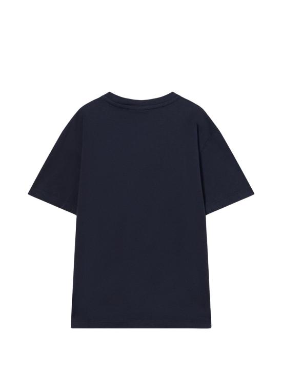 26SS [키즈] 오프화이트 티셔츠 44GAA001S26J001410 SEABORNE Blue - OFF WHITE