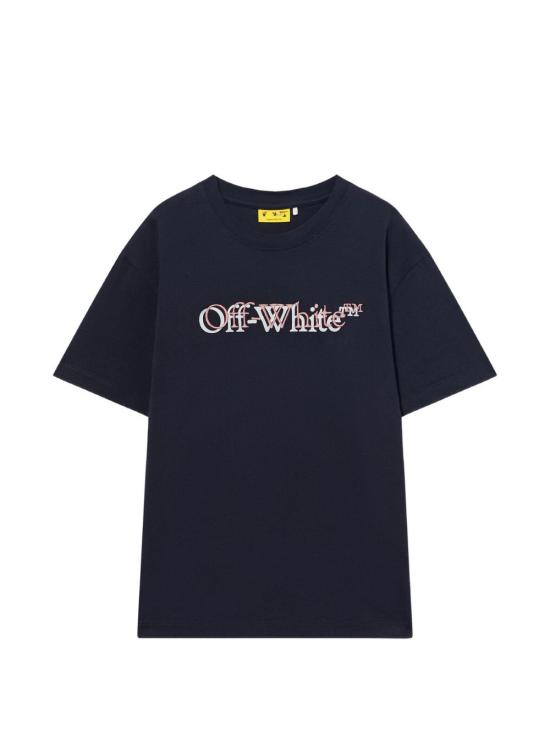 26SS [키즈] 오프화이트 티셔츠 44GAA001S26J001410 SEABORNE Blue