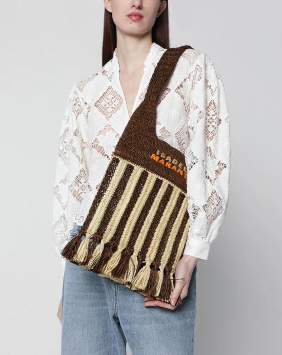 26SS 이자벨마랑 숄더백 PP0181FBD1X03M NLBN Natural brown - ISABEL MARANT