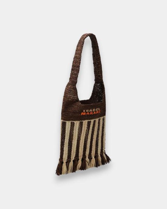 26SS 이자벨마랑 숄더백 PP0181FBD1X03M NLBN Natural brown - ISABEL MARANT