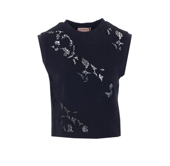 26SS 트윈셋 반팔 티셔츠 261TT2050 00006 Black