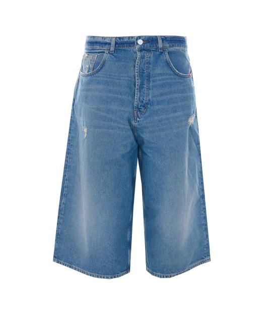 26SS 아미시 데님 숏팬츠 AMU155 D74318161816 Blue