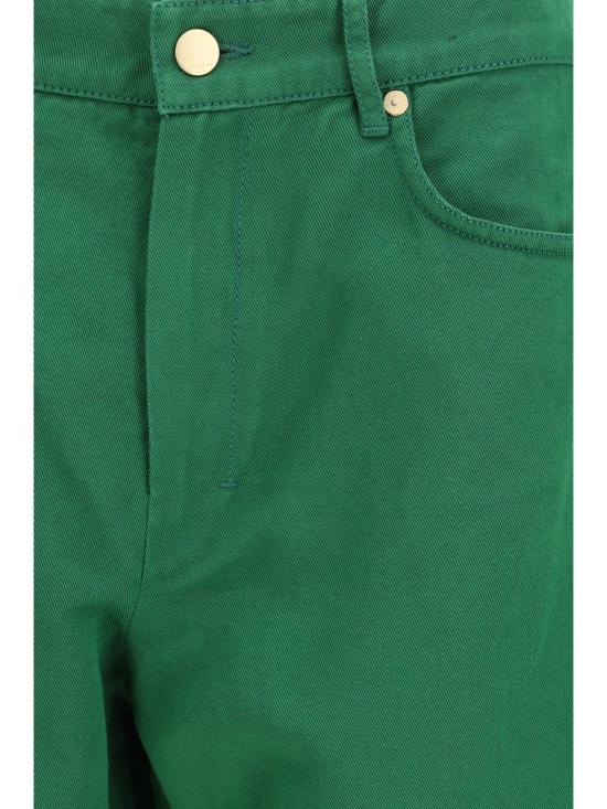 26SS 에스막스마라 스트레이트 팬츠 2619131083600 003 GREEN - 'S MAX MARA