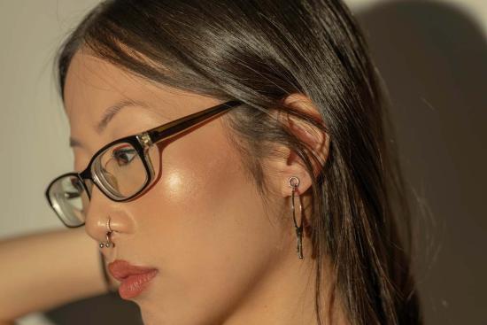  Milk & Rose 이어링 밀크 앤 로즈 허니 후프 - OTHER BRANDS