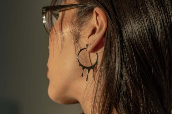  Milk & Rose 이어링 밀크 앤 로즈 허니 후프