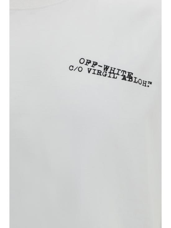 26SS 오프화이트 반팔 티셔츠 44MAA120S26J00K100 1000 WHITE - OFF WHITE