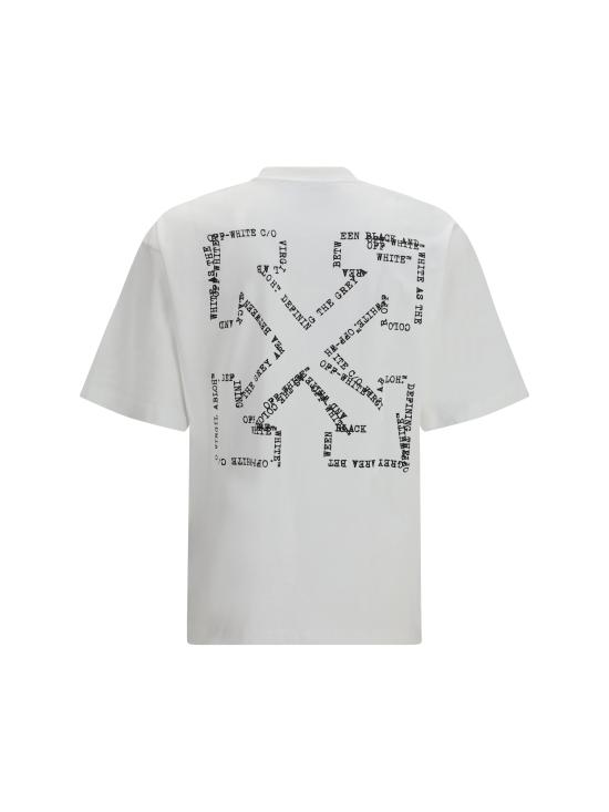 26SS 오프화이트 반팔 티셔츠 44MAA120S26J00K100 1000 WHITE - OFF WHITE