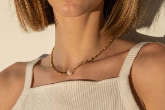  Milk & Rose 목걸이/팬던트 밀크앤로즈 아델라 진주 목걸이 - OTHER BRANDS