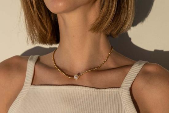  Milk & Rose 목걸이/팬던트 밀크앤로즈 아델라 진주 목걸이