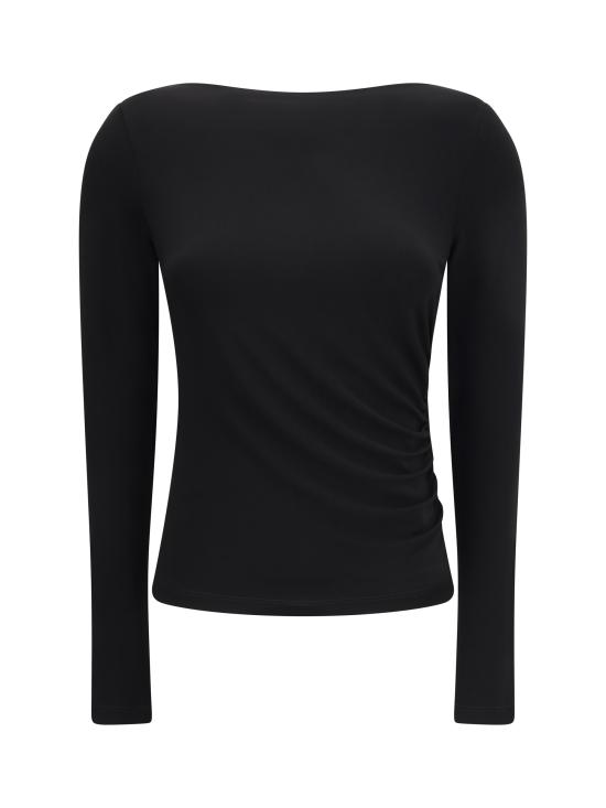 26SS 막스마라 긴팔 티셔츠 2611941029600 004 BLACK