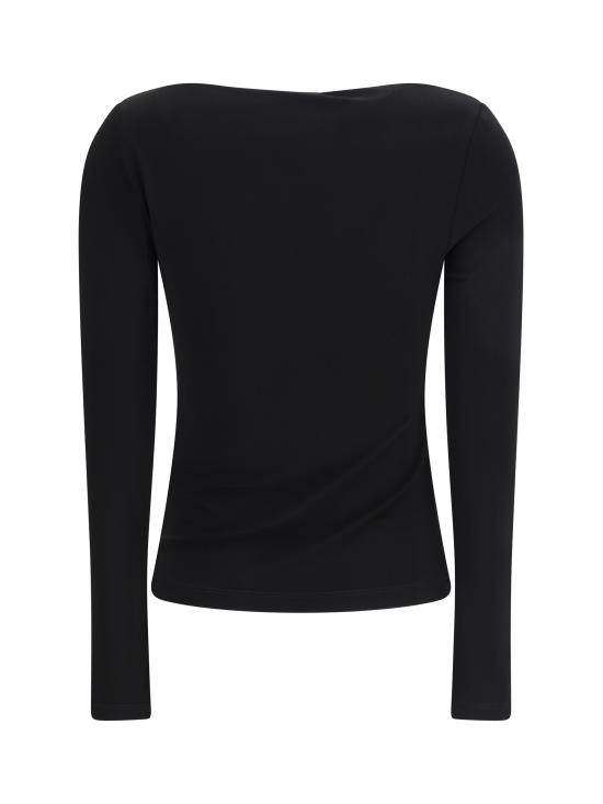 26SS 막스마라 긴팔 티셔츠 2611941029600 004 BLACK - MAX MARA