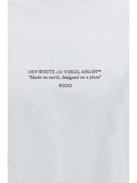 26SS 오프화이트 반팔 티셔츠 44MAA120S26J007100 1000 WHITE - OFF WHITE