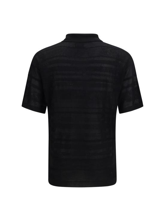 26SS 라니우스 폴로 티셔츠 S6LAMAKP200 110 BLACK - LANEUS