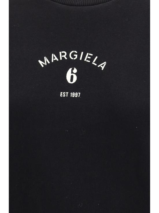 26SS MM6 메종마르지엘라 긴팔 티셔츠 S62GU0145M25014 900 BLACK - MM6 MAISON MARGIELA