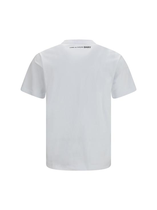 26SS 꼼데가르송 반팔 티셔츠 FQT003S26 3 WHITE - COMME DES GARCONS