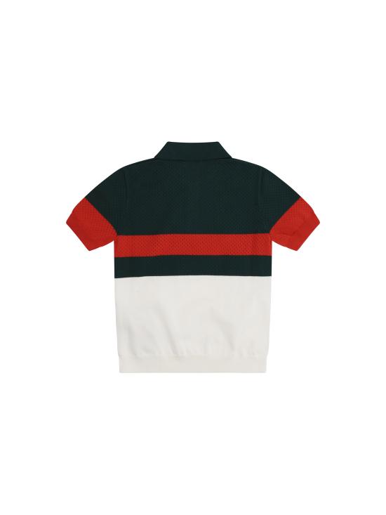 26SS [키즈] 구찌 폴로 셔츠 851151XKFDE 9060 MULTICOLOUR - GUCCI