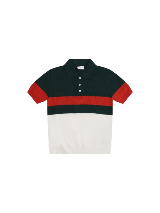 26SS [키즈] 구찌 폴로 셔츠 851151XKFDE 9060 MULTICOLOUR