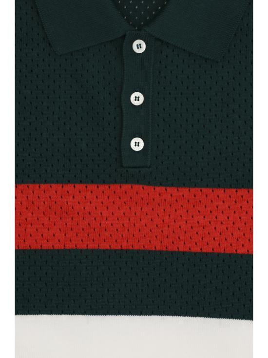 26SS [키즈] 구찌 폴로 셔츠 851151XKFDE 9060 MULTICOLOUR - GUCCI