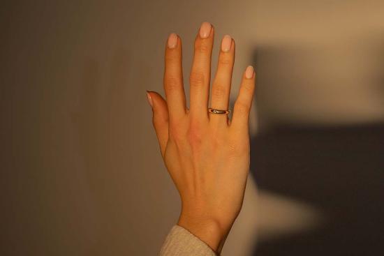  Milk & Rose 반지 밀크 & 로즈 하트 젬 사이즈 조절 - OTHER BRANDS