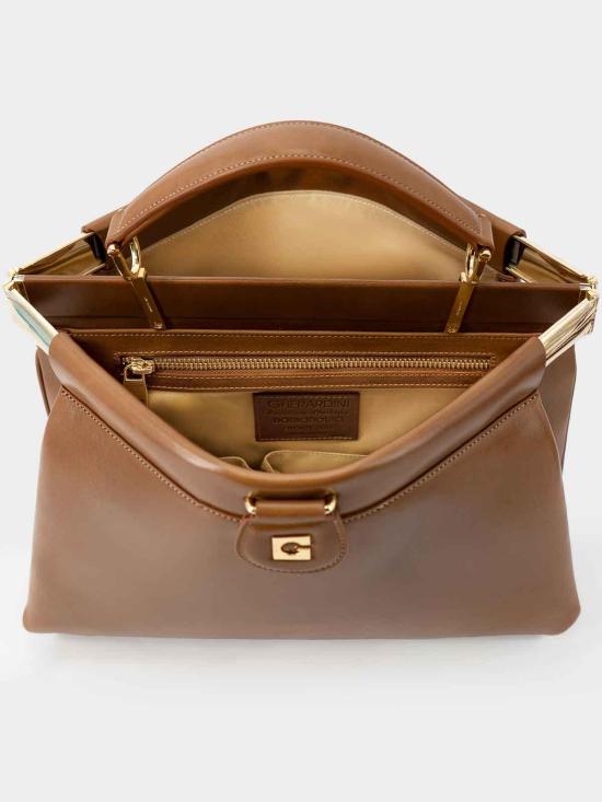 26SS 게라르디니 토트백 GHB0279544255 Brown - GHERARDINI