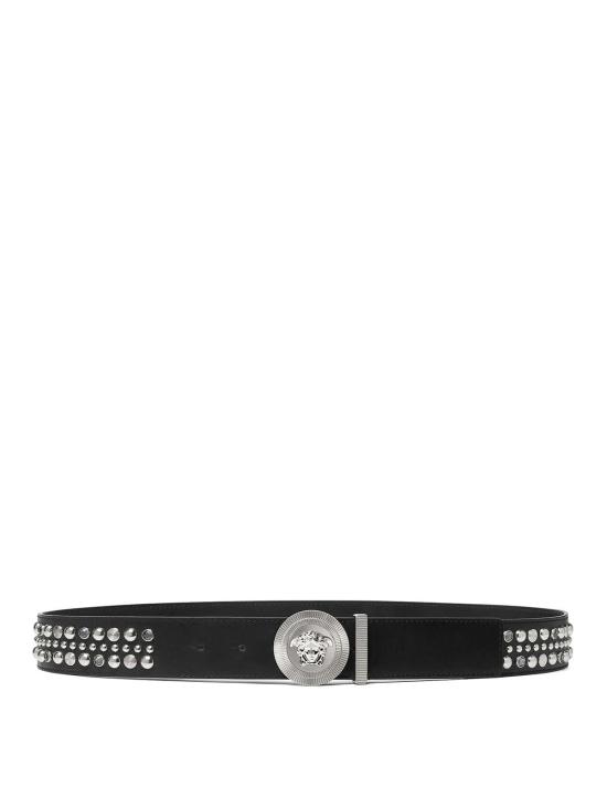 26SS 베르사체 가죽 벨트 10038731A166401B00P Black