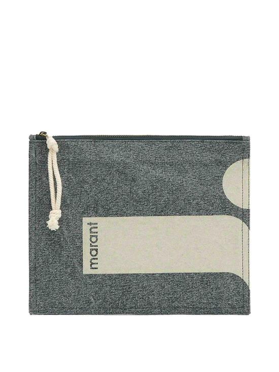 26SS 이자벨마랑 네티아 파우치 PO0046FBD1X07M02FK Black