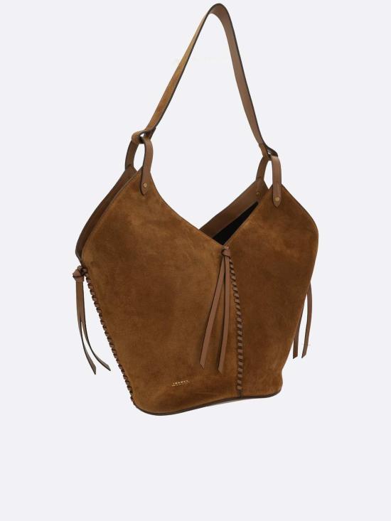 26SS 이자벨마랑 tampa 스웨이드 가죽 토트 백 PM0066FAC2C13M50CO Brown - ISABEL MARANT