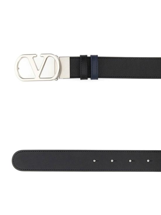 26SS 발렌티노 가라바니 가죽 벨트 8Y2T0SQ3UPCM77 Dark Blue - VALENTINO GARAVANI