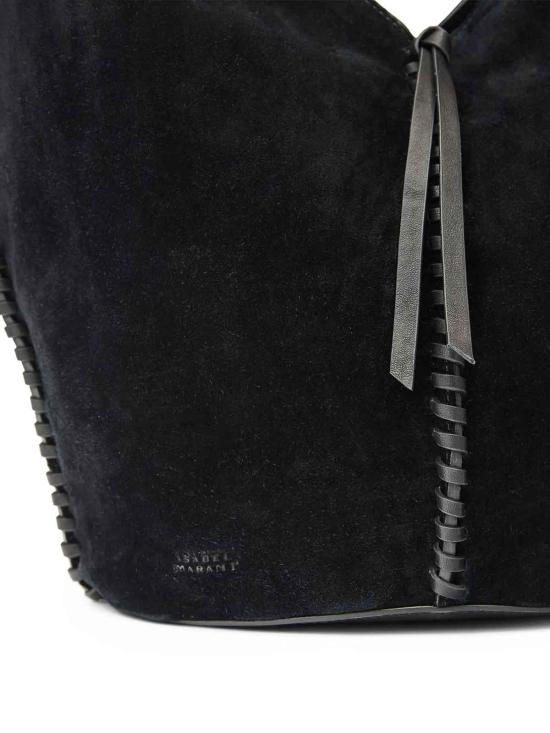 26SS 이자벨마랑 tampa 스웨이드 가죽 토트 백 PM0066FAC2C13M01BK Black - ISABEL MARANT