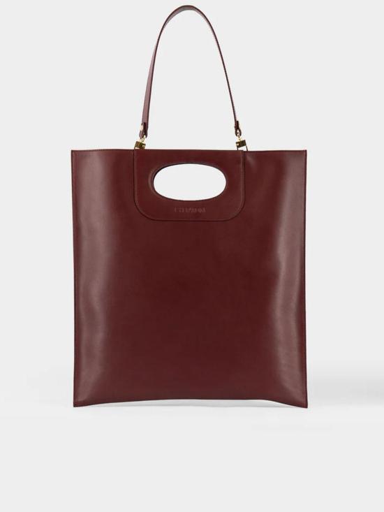 26SS 게라르디니 토트백 GHB0267515033 Dark Red - GHERARDINI