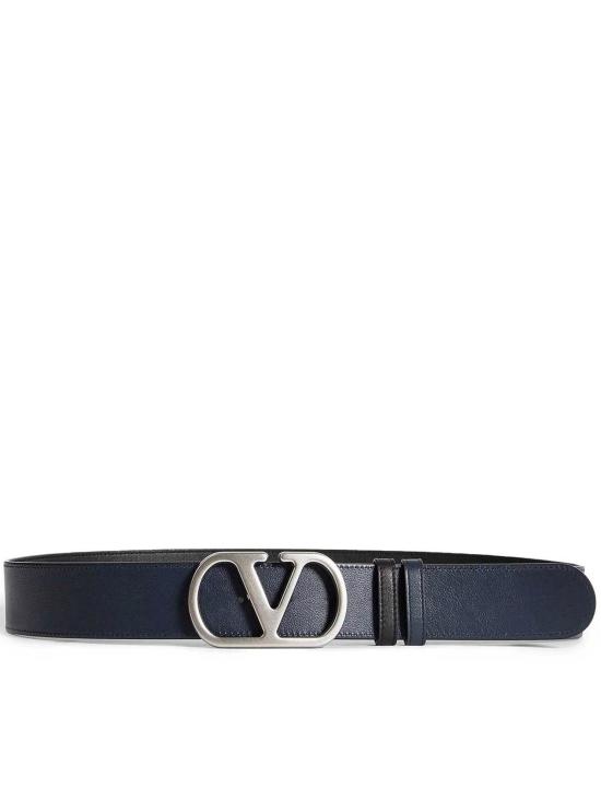 26SS 발렌티노 가라바니 가죽 벨트 8Y2T0SQ4UPCM77 Dark Blue - VALENTINO GARAVANI
