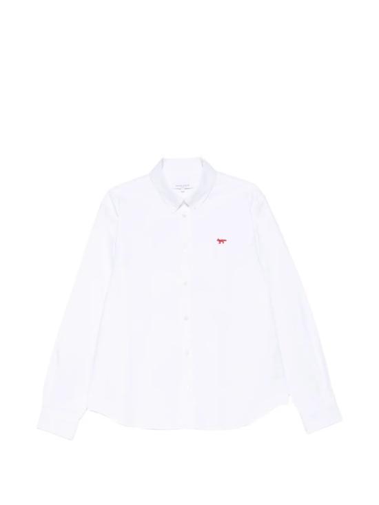 26SS 메종키츠네 긴팔 셔츠 QM00426WC5062 P100 WHITE
