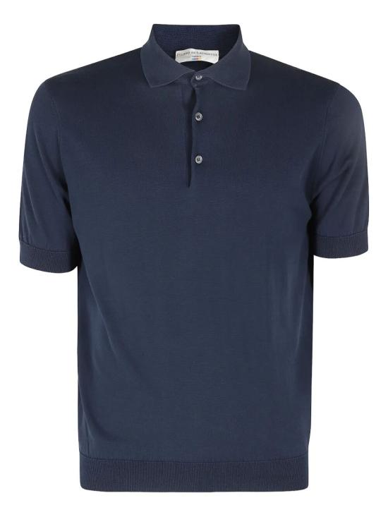 26SS 필리포 드 로렌티스 폴로 티셔츠 PL1MC CR14R 880 INDACO