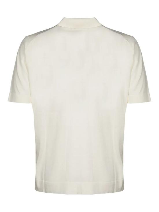 26SS 필리포 드 로렌티스 폴로 티셔츠 PL0MCSK CR14R 020 LATTE - FILIPPO DE LAURENTIIS