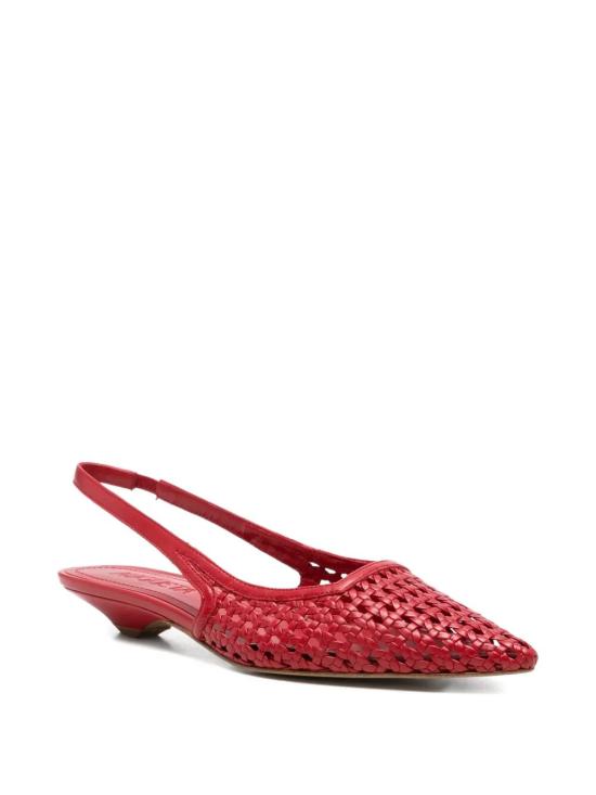 26SS 어거스타 힐/펌프스 HARPER WOVEN RED - AUGUSTA