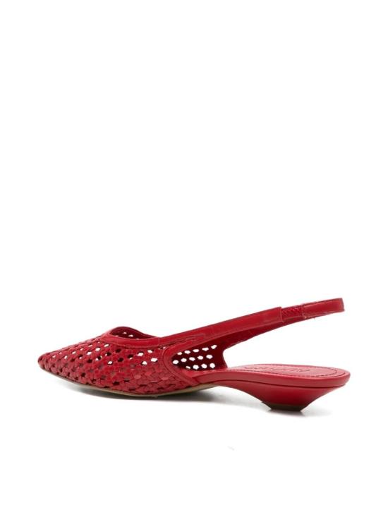 26SS 어거스타 힐/펌프스 HARPER WOVEN RED - AUGUSTA