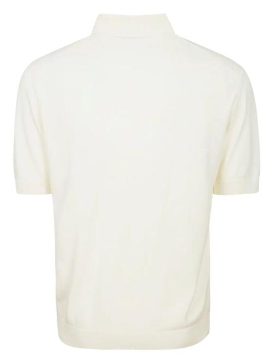 26SS 필리포 드 로렌티스 폴로 티셔츠 PL1MC CR14R 020 LATTE - FILIPPO DE LAURENTIIS