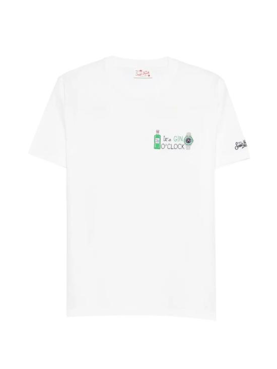 26SS 세인트바쓰 반팔 티셔츠 POT0001 04532L ABBRONZATISSIMO 01N EMB