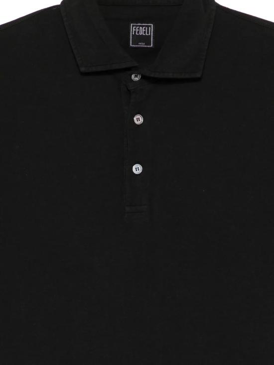 26SS 페델리 폴로 티셔츠 TUF00130 36 BLACK - FEDELI