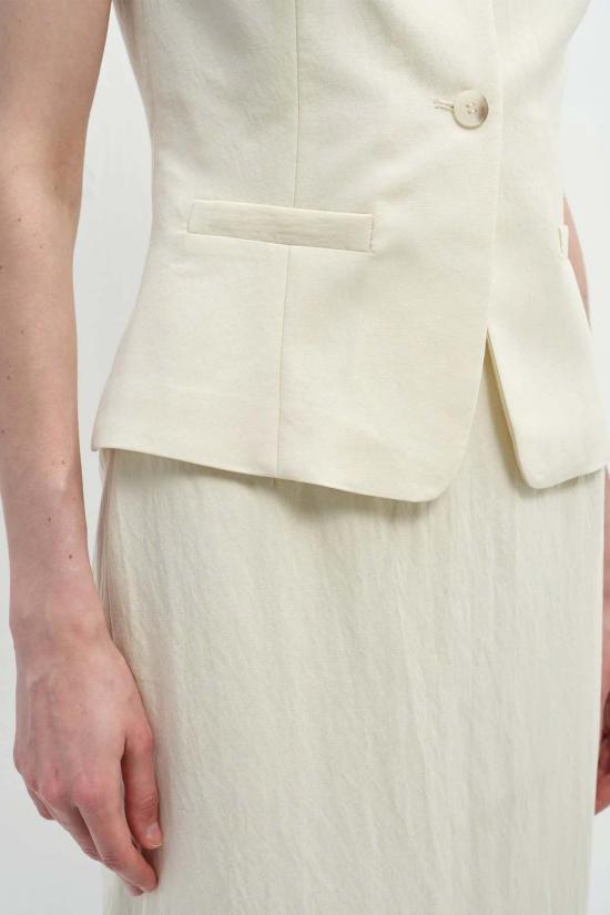  소피 루 베스트 Sophie Rue Elira 버튼 프론트  백로 - SOPHIE RUE