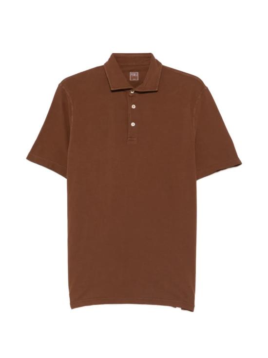 26SS 페델리 폴로 티셔츠 TUF00130 102 SIENNA
